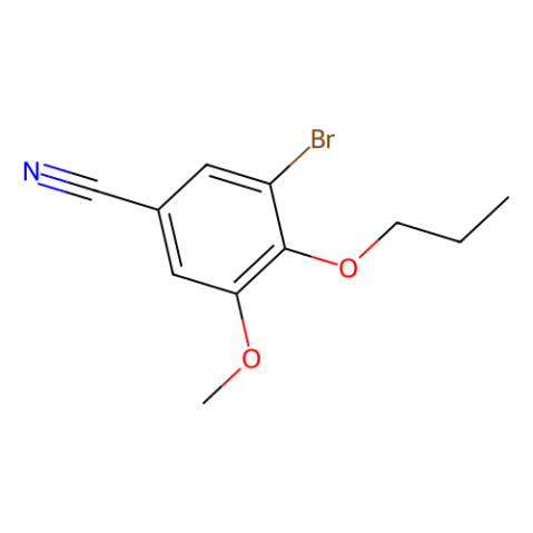 aladdin 阿拉丁 B170718 3-溴-5-甲氧基-4-丙氧基苄腈 515848-04-1 98%