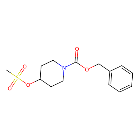 aladdin 阿拉丁 B175476 4-[(甲基磺酰基)氧基]哌啶-1-羧酸苄酯 199103-19-0 97%