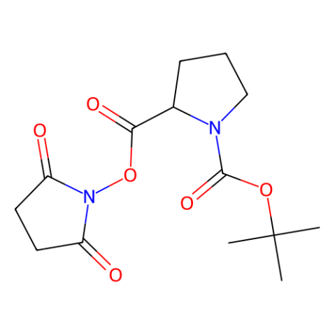 aladdin 阿拉丁 B465356 Boc-L-脯氨酸 N-羟基琥珀酰亚胺酯 3392-10-7 98%