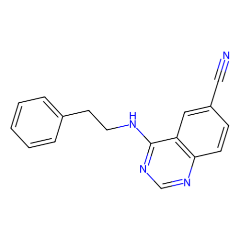 aladdin 阿拉丁 S404102 4-[(2-苯乙基)氨基]-6-喹唑啉甲腈 1366002-50-7 98%