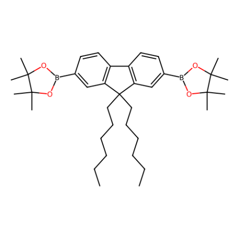 aladdin 阿拉丁 B152099 2,7-双(4,4,5,5-四甲基-1,3,2-二氧硼戊环-2-基)-9,9-二己基芴 254755-24-3 98.0%
