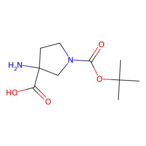 aladdin 阿拉丁 A177709 3-氨基-1-[(叔丁氧基)羰基]吡咯烷-3-羧酸 862372-66-5 97%