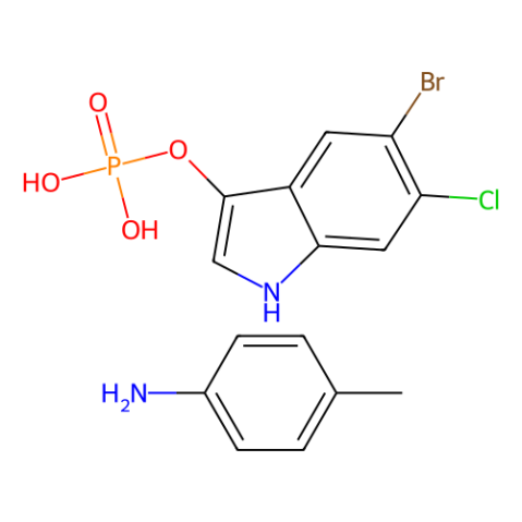aladdin 阿拉丁 B334413 5-溴-6-氯-3-吲哚磷酸酯，对甲苯胺盐 6769-80-8 ≥98%