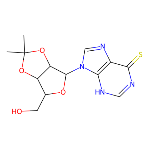 aladdin 阿拉丁 O352522 2'，3'-O-异亚丙基-6-巯基嘌呤核糖苷 5856-48-4 95%