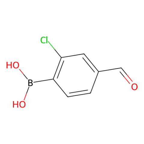 aladdin 阿拉丁 C586289 2-氯-4-甲酰基苯基硼酸（含不等量的酸酐） 1063712-34-4 98%