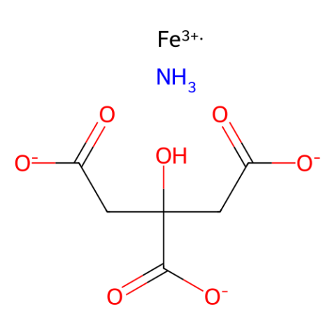 aladdin 阿拉丁 A420817 柠檬酸铁铵 1185-57-5 10mM in Water