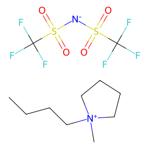 aladdin 阿拉丁 B492810 1-正丁基-1-甲基吡咯烷二(三氟甲基磺酰)酰亚胺 223437-11-4 99%