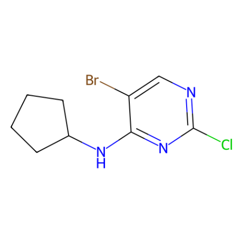 aladdin 阿拉丁 B590027 5-溴-2-氯-N-环戊基-4-嘧啶胺 733039-20-8 95%