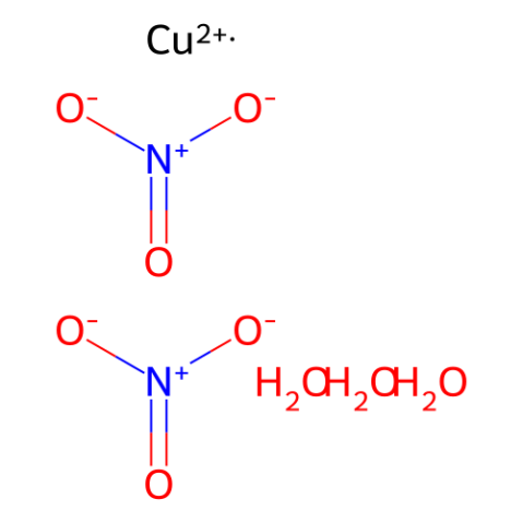 aladdin 阿拉丁 C431149 三水合硝酸铜(II) 10031-43-3 优级试剂 ，适用于分析
