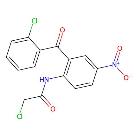 aladdin 阿拉丁 C587750 2-氯乙酰氨基-5-硝基-2'-氯二苯甲酮 180854-85-7 97%