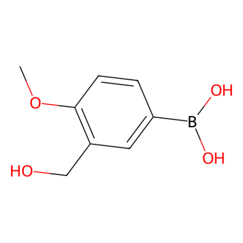 aladdin 阿拉丁 H404543 3-(羟基甲基)-4-甲氧基苯硼酸 (含不同量的酸酐) 908142-03-0 97%