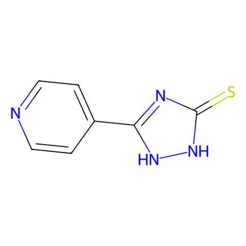 aladdin 阿拉丁 P472265 5-(4-吡啶基)-1H-1,2,4-三唑-3-硫醇 14910-06-6 98%