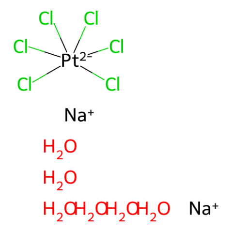 aladdin 阿拉丁 S294905 六氯代铂酸钠六水合物 19583-77-8 99.95% metals basis