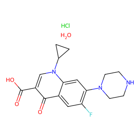 aladdin 阿拉丁 C114253 环丙沙星盐酸盐一水合物 86393-32-0 分析标准品