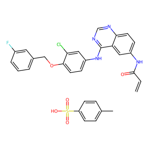 aladdin 阿拉丁 A408612 N-[4-[[3-氯-4-[(3-氟苯基)甲氧基]苯基]氨基]-6-喹唑啉基]-2-丙烯酰胺对甲苯磺酸盐 1050500-29-2 10mM in DMSO