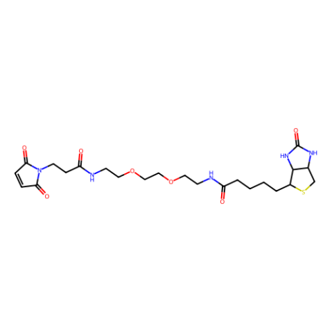 aladdin 阿拉丁 B122231 N-生物素基-N'-(3-马来酰亚胺基丙酰基)-3,6-二氧杂辛烷-1,8-二胺 305372-39-8 95%