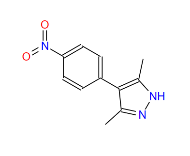 42418-61-1；	3,5-二甲基-4-(4-硝基苯基)-1H-吡唑