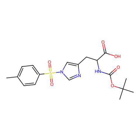 aladdin 阿拉丁 B639758 N-叔丁氧羰基-N(咪唑)-(4-甲基苯磺酰基)-L-组氨酸 35899-43-5 95%