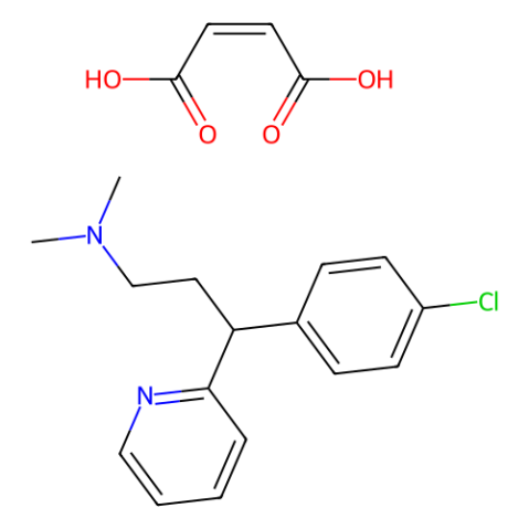 aladdin 阿拉丁 C408081 马来酸氯苯那敏 113-92-8 10mM in DMSO