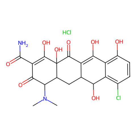 aladdin 阿拉丁 D113714 地美环素盐酸盐 64-73-3 ≥90% (HPLC)