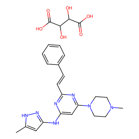 aladdin 阿拉丁 E421155 ENMD-2076 L-(+)-Tartaric acid 1291074-87-7 10mM in DMSO