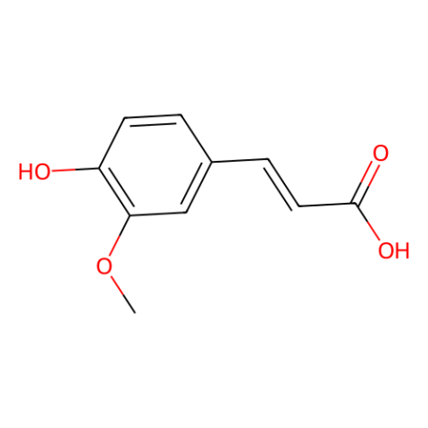 aladdin 阿拉丁 F103702 阿魏酸 1135-24-6 分析标准品,≥99.5%（HPLC）