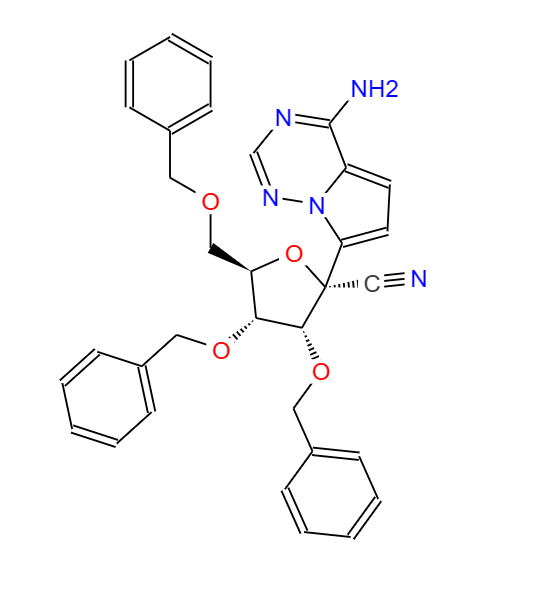 (2R,3R,4R,5R)-2-(4-氨基吡咯并[2,1-f][1,2,4]三嗪-7-基)-3,4-双(苄氧基)-5-(( 苄氧基)甲基)四氢呋喃-2-腈