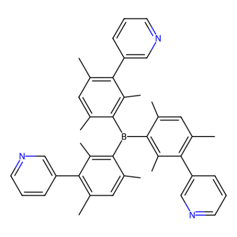 aladdin 阿拉丁 T290218 三（2,4,6-三甲基-3-（吡啶-3-基）苯基）甲硼烷 929203-02-1 99%，Sublimed