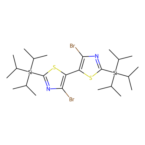 aladdin 阿拉丁 D155425 4,4'-二溴-2,2'-双(三异丙基甲硅烷基)-5,5'-二噻唑 1223559-98-5 98%