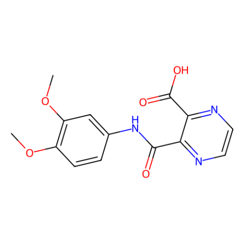 aladdin 阿拉丁 D589875 3-((3,4-二甲氧基苯基)氨基甲酰基)吡嗪-2-羧酸 685117-25-3 97%