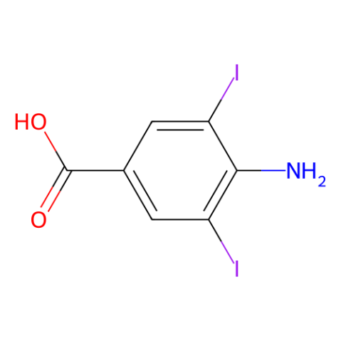 aladdin 阿拉丁 A337380 4-氨基-3,5-二碘苯甲酸 2122-61-4 ≥90%