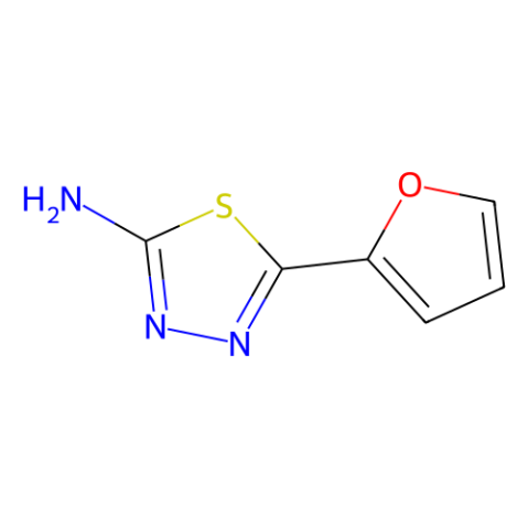 aladdin 阿拉丁 A479089 2-氨基-5-(2-呋喃基)-1,3,4-噻二唑 4447-45-4 试剂级