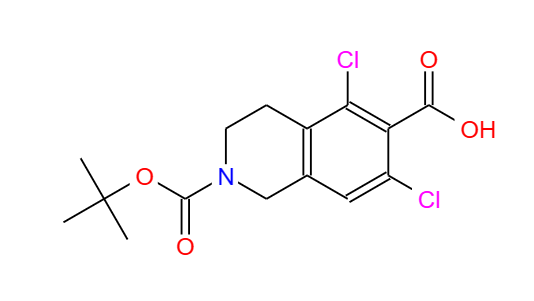 2-（叔丁氧基羰基）-5,7-二氯-1,2,3,4-四氢异喹啉-6-羧酸