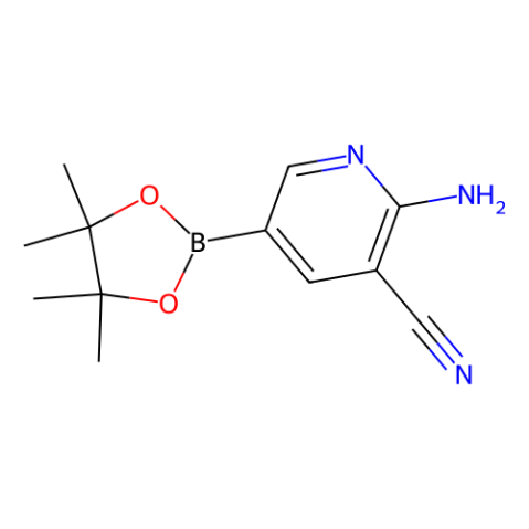 aladdin 阿拉丁 A586758 2-氨基-5-(4,4,5,5-四甲基-1,3,2-二氧杂环戊硼烷-2-基)氰吡啶 1246372-66-6 98%