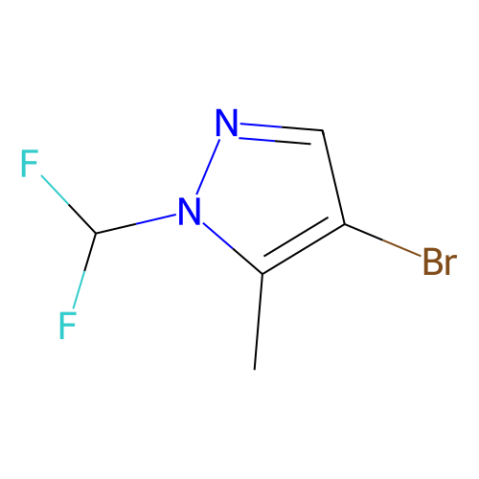 aladdin 阿拉丁 B166672 4-溴-1-(二氟甲基)-5-甲基-1H-吡唑 1243250-04-5 97%