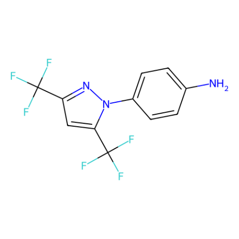 aladdin 阿拉丁 B180474 4-(3,5-双(三氟甲基)-1h-吡唑-1-基)苯胺 123066-64-8 95%
