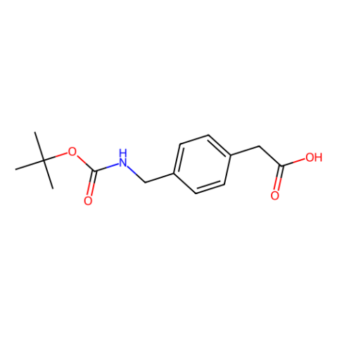 aladdin 阿拉丁 B186196 4-Boc-氨基甲基苯基乙酸 71420-92-3 97%