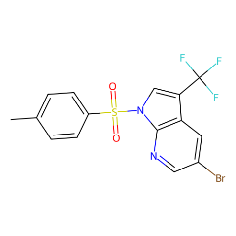 aladdin 阿拉丁 B190077 5-溴-1-甲苯磺酰基-3-(三氟甲基)-1H-吡咯并[2,3-b]吡啶 1207625-37-3 95%
