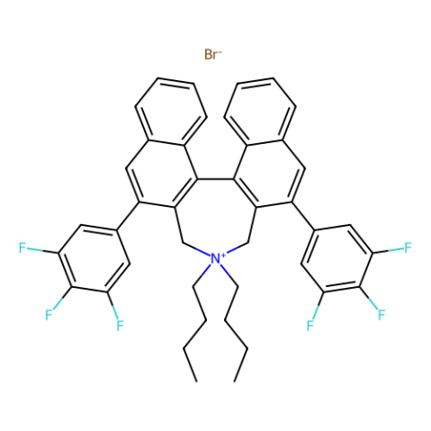 aladdin 阿拉丁 B281482 (11bS)-(+)-4,4-二丁基-4,5-二氢-2,6-双(3,4,5-三氟苯基)-3H-二萘[2,1-c:1′,2′-e]氮杂卓溴化物 851942-89-7 ≥98%
