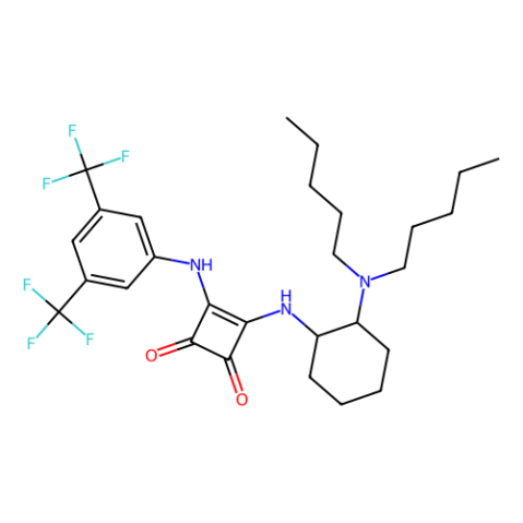 aladdin 阿拉丁 B281710 3-[[3,5-双（三氟甲基）苯基]氨基]-4-[[（（1S，2S）-2-（二戊基氨基）环己基]氨基]-3-环丁烯-1,2-二酮 1411983-41-9 98%,99% ee
