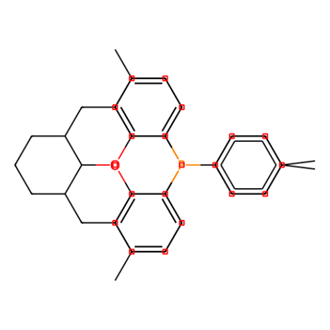 aladdin 阿拉丁 B282095 (+)-1,13-二[二（4-甲基苯基）膦基]-（5AR，8AR，14aR）-5a，6,7,8,8a，9-六氢-5H-[1]苯并吡喃并[3， 2-d] 杂蒽 1429939-32-1 97%