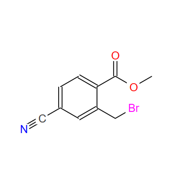 165111-46-6；2-溴甲基-4-氰基苯甲酸甲酯