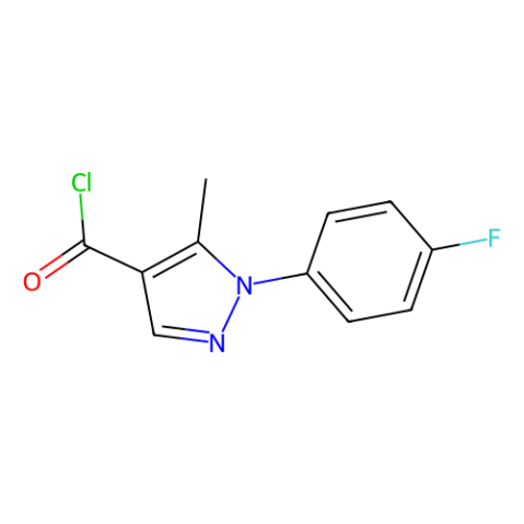 aladdin 阿拉丁 B300236 1-(4-氟苯基)-5-甲基-吡唑-4-羰酰氯 423768-49-4 95%