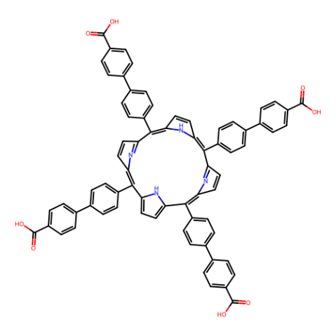 aladdin 阿拉丁 B300382 4',4'''4''''',4'''''''-(卟啉-5,10,15,20-四基)四(([1,1'-联苯]-4--羧酸)) 609365-68-6 95%