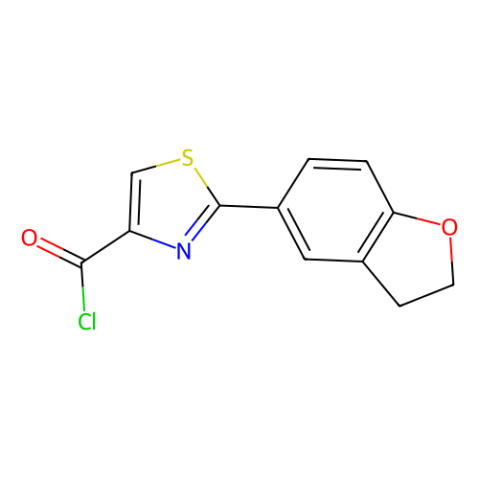 aladdin 阿拉丁 B300723 2-(2,3-二氢-1-苯并呋喃-5-YL)-1,3-噻唑-4-羰基氯化物 306936-10-7 95%