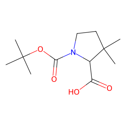aladdin 阿拉丁 B337205 Boc-(2S)-3,3-二甲基-2-吡咯烷基羧酸 174060-98-1 98%