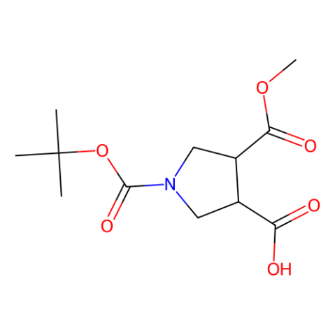 aladdin 阿拉丁 B345033 1-Boc-4-（甲氧基羰基）吡咯烷-3-羧酸 902835-87-4 ≥95%