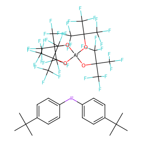 aladdin 阿拉丁 B405390 双[4-(叔丁基)苯基]碘鎓四(九氟叔丁氧基)铝酸盐 2350272-68-1 >98.0%(T)(HPLC)