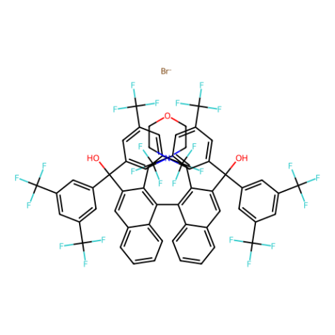aladdin 阿拉丁 B405698 (11bS)-2,6-双[双[3,5-双(三氟甲基)苯基]羟甲基]-3,5-二氢螺[4H-二萘[2,1-c:1',2'-e]氮杂卓-4,4'-吗啉]溴化物 1197922-04-5 >97.0%(HPLC)