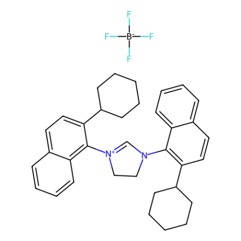 aladdin 阿拉丁 B463689 1,3-双(2-环己基萘-1-基)咪唑啉四氟硼酸盐 1208220-06-7 ≥95% (HPLC)